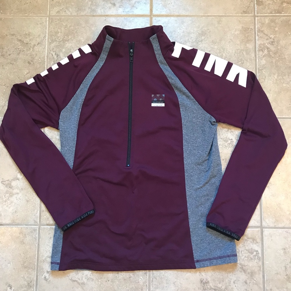 VS Pink Ultimate Half Zip Jacket